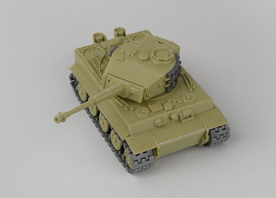 Fab365 折叠成型虎式坦克3D打印模型