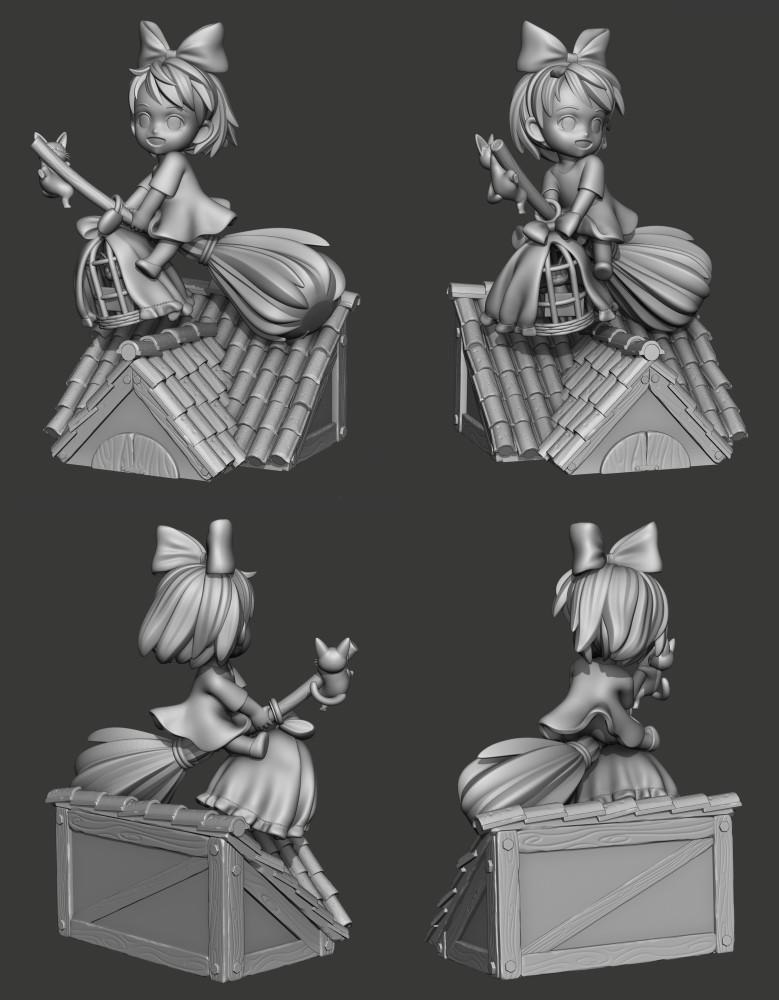 魔法少女 琪琪3D打印模型