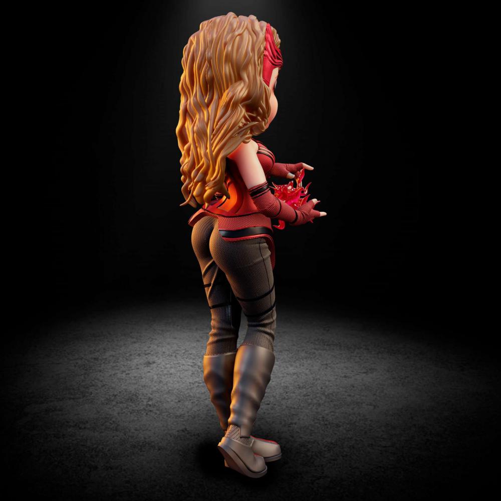 绯红女巫 Q版 漫威3D打印模型