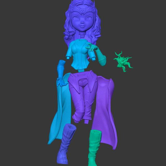 绯红女巫q版漫威