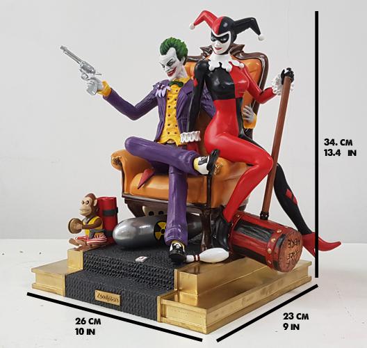小丑与小丑女 王座版3D打印模型