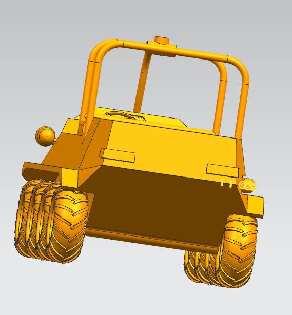 山猫8乘8全地形运兵车基本型3D打印模型