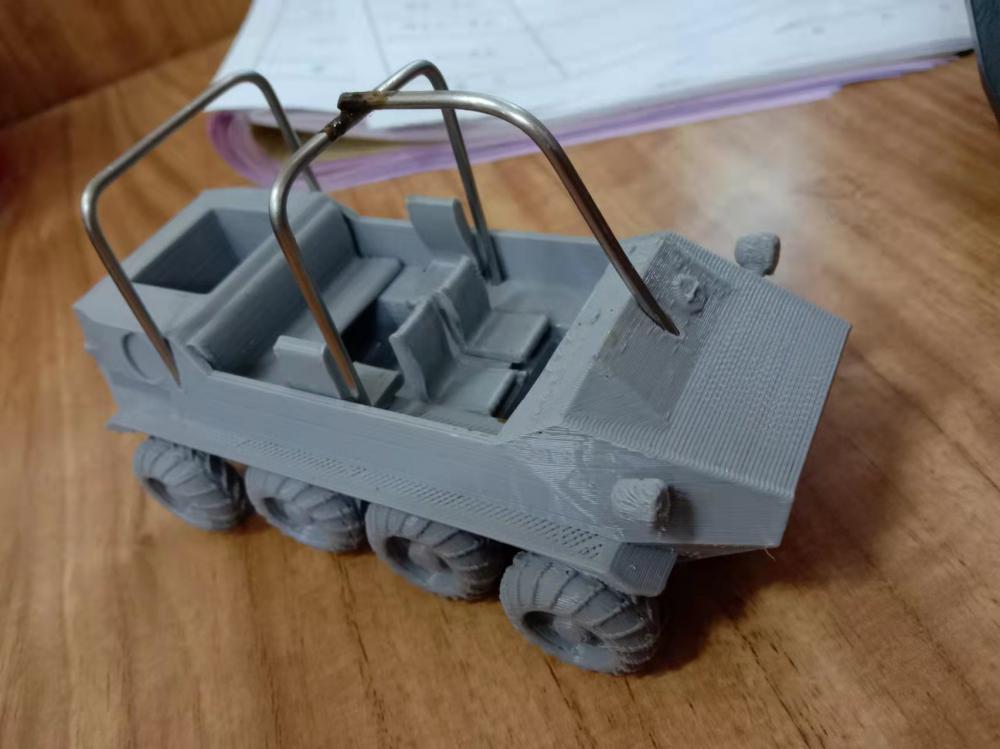山猫8乘8全地形运兵车基本型3D打印模型
