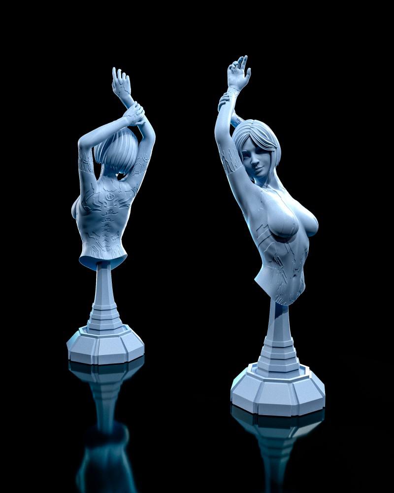 科塔娜 光环3D打印模型