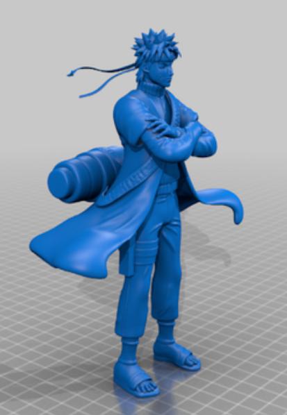 火影忍者-漩涡鸣人(仙人模式)3D打印模型