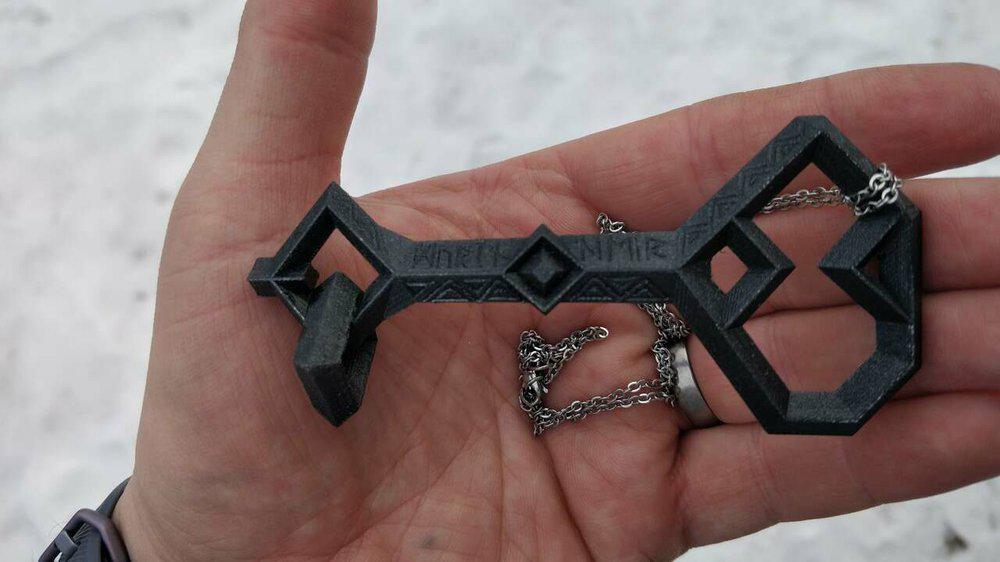 指环王 孤山钥匙3D打印模型
