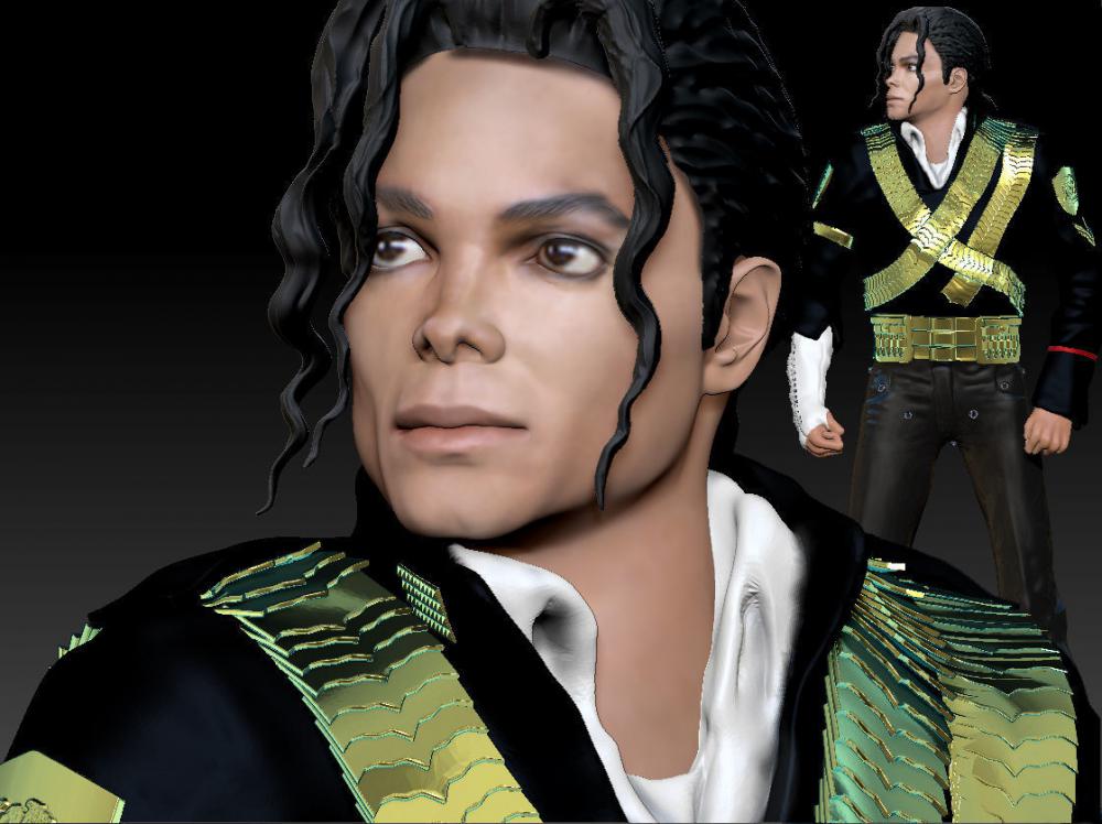 迈克杰克逊3D打印模型