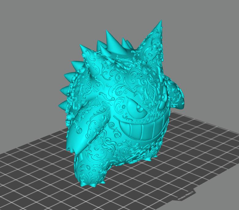 神奇宝贝 耿鬼3D打印模型