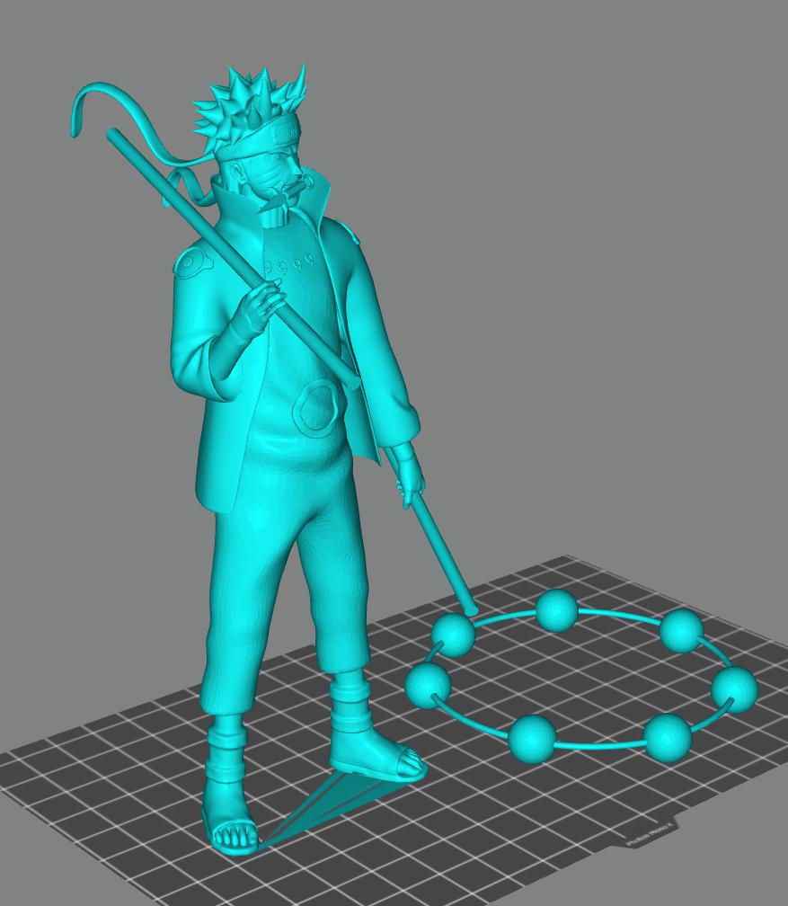 火影忍者-漩涡鸣人(六道仙人模式)3D打印模型