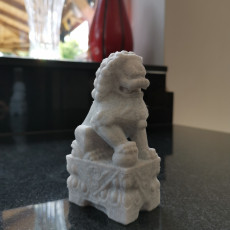 中国石狮子3D打印模型