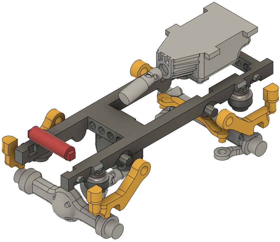 军用叉车3D打印模型