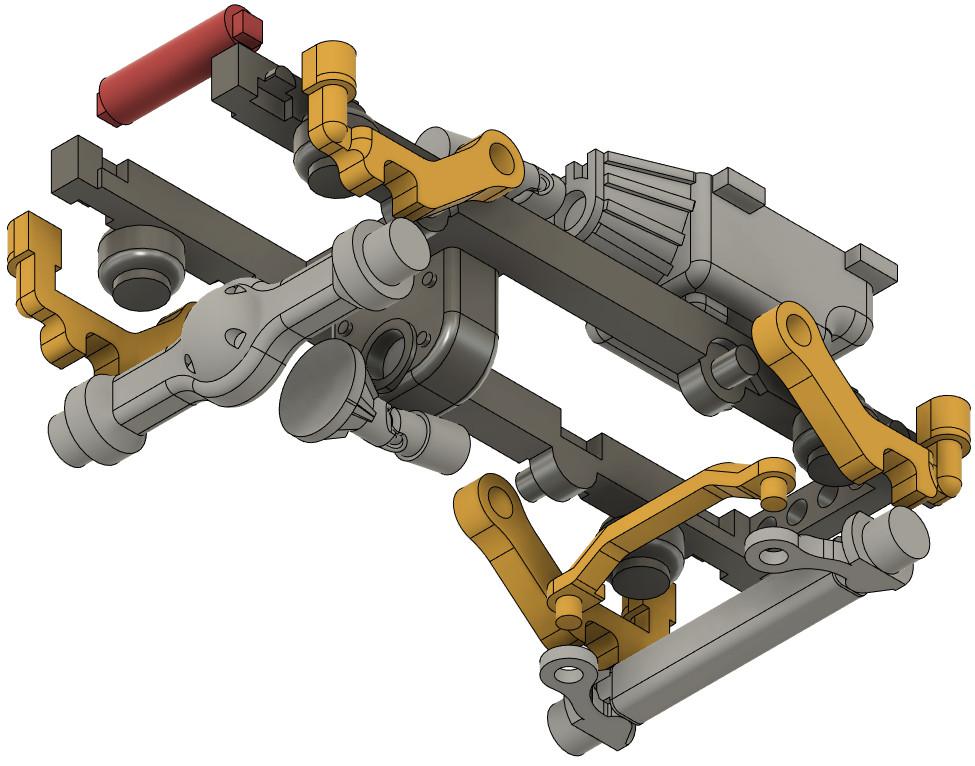 军用叉车3D打印模型