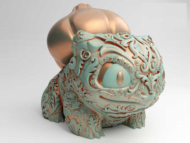 神奇宝贝 妙蛙种子3D打印模型