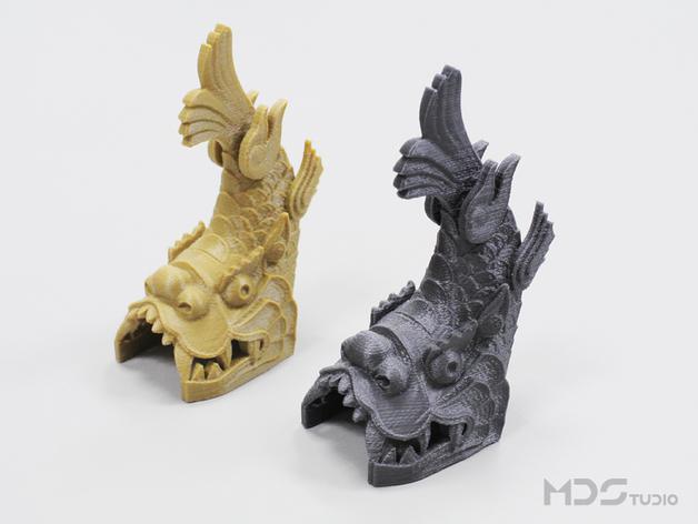 龙鱼3D打印模型