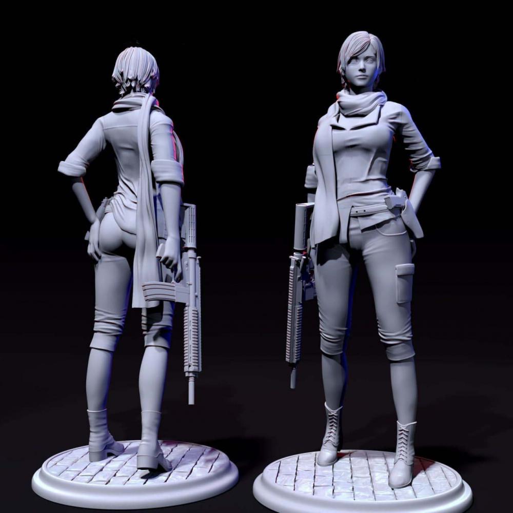 雪莉柏金 生化危机3D打印模型