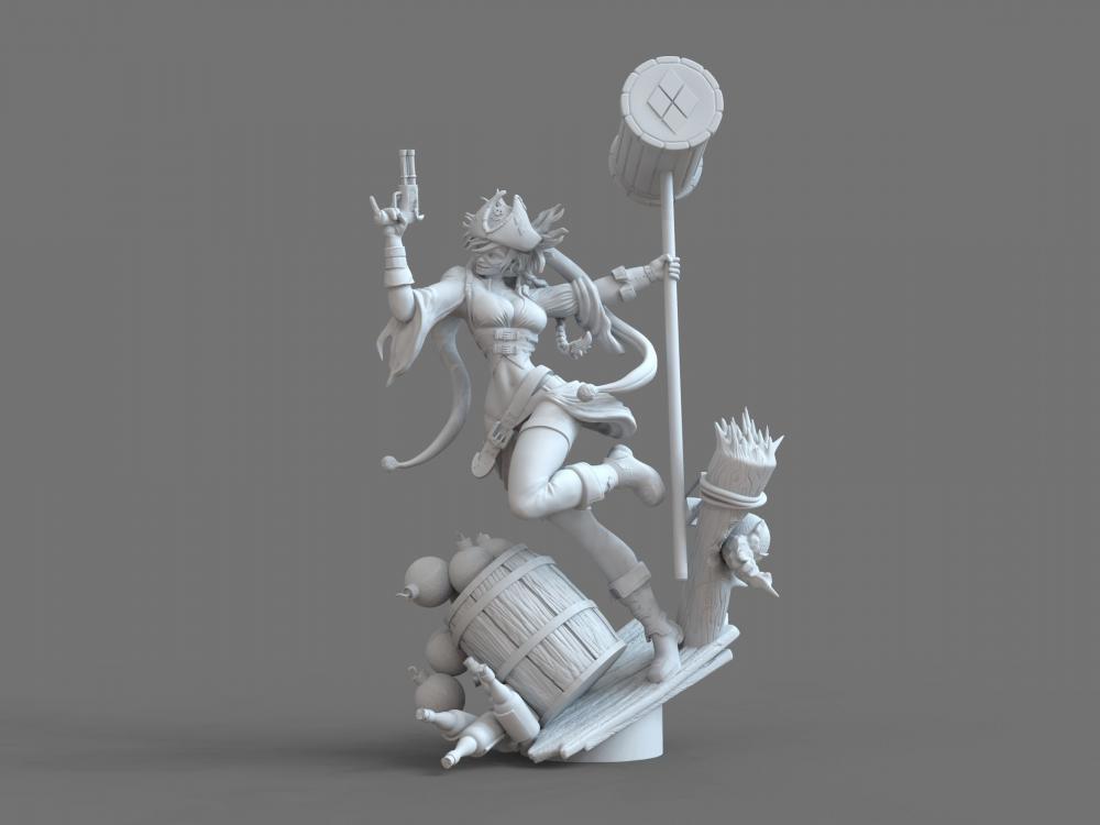 哈莉奎茵 海盗版3D打印模型