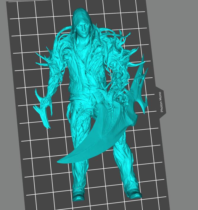虐杀原形主角A哥（刀形态）3D打印模型