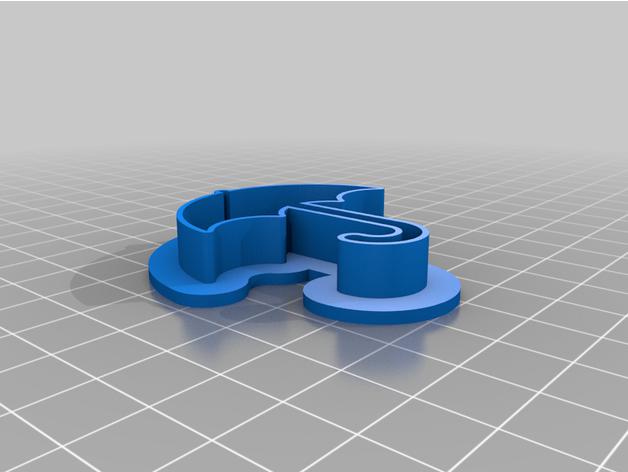 鱿鱼游戏 cookie cutter3D打印模型