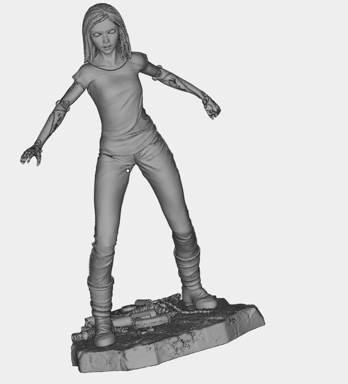 阿丽塔战斗天使3D打印模型