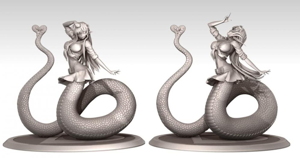 米亚 魔物娘的相伴日常3D打印模型