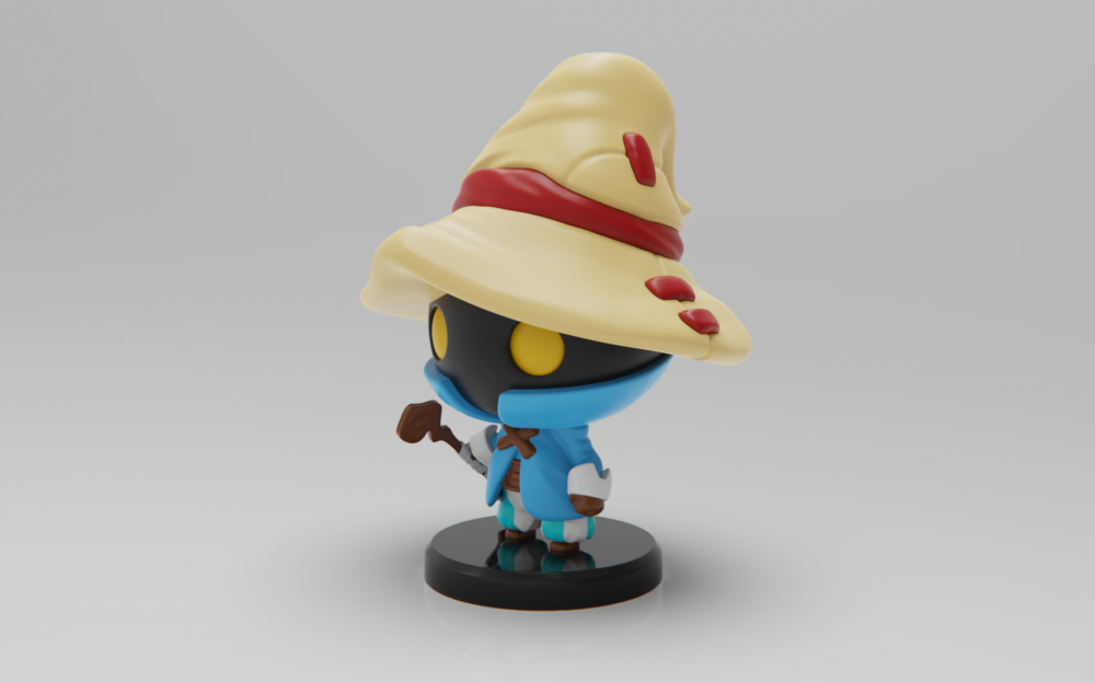 最终幻想 比比 q版3d打印模型