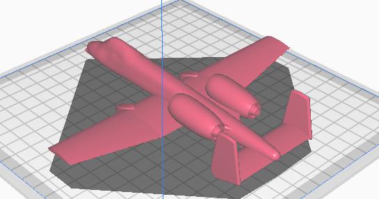 疣猪战斗机3D打印模型