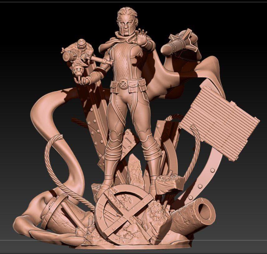 漫威 万磁王 战斗版3D打印模型