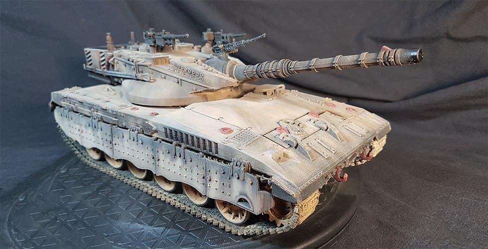 梅卡瓦主战坦克3D打印模型