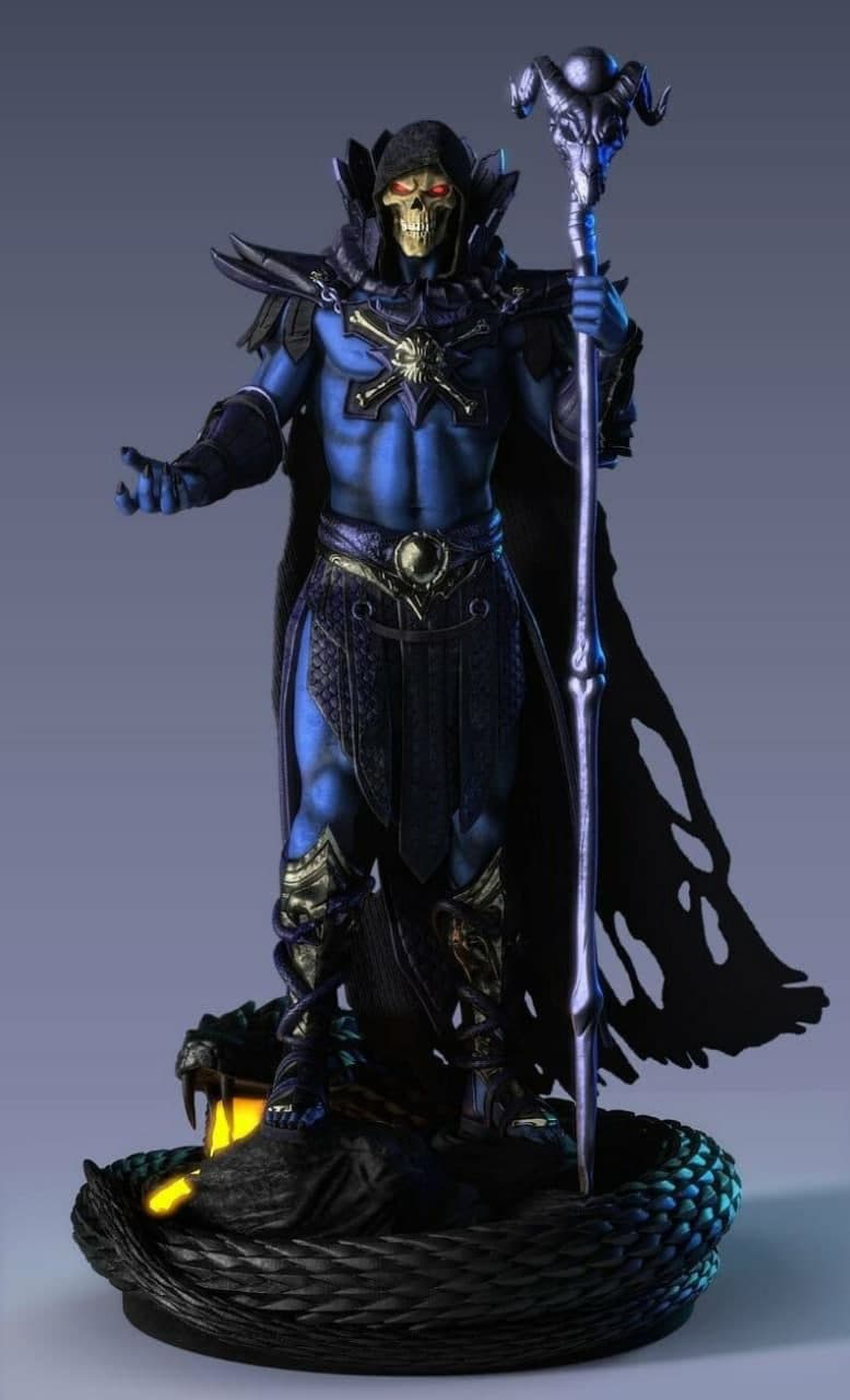 宇宙的巨人希曼骷髅王站姿