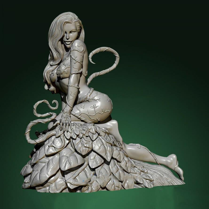 DC 毒藤女 跪姿3D打印模型