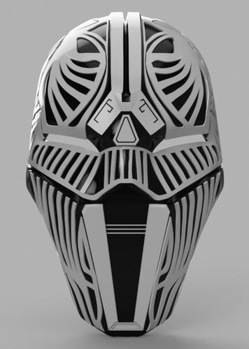 西斯助手面具(星球大战)3D打印模型