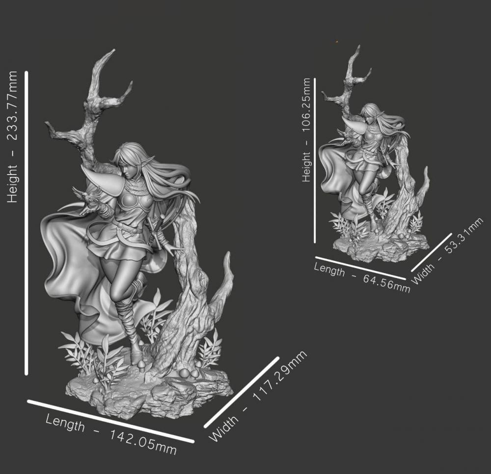 蒂德莉特 罗德岛战记3D打印模型