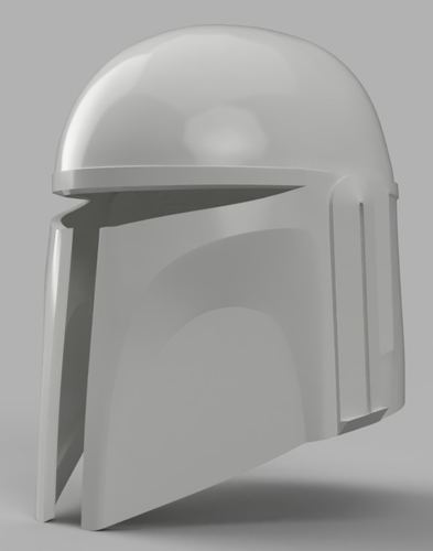 死亡守卫曼达洛头盔星球大战（可穿戴）3D打印模型