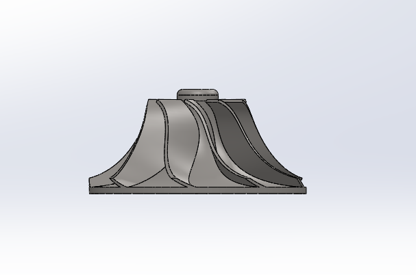 涡轮叶片3D打印模型