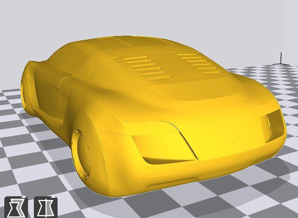 奥迪概念车3D打印模型