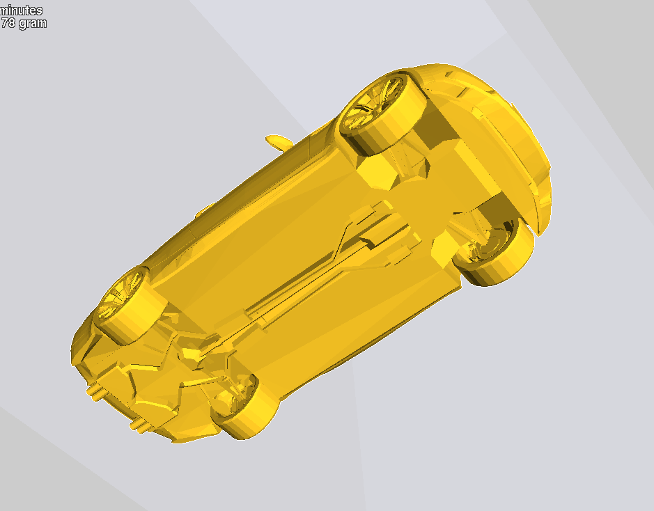 宝马M3跑车3D打印模型