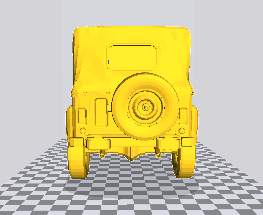 绝地求生中的吉普车3D打印模型