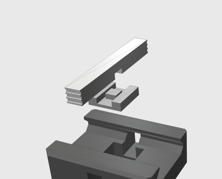 M416前战术小握把3D打印模型