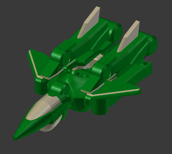 变形飞机3D打印模型
