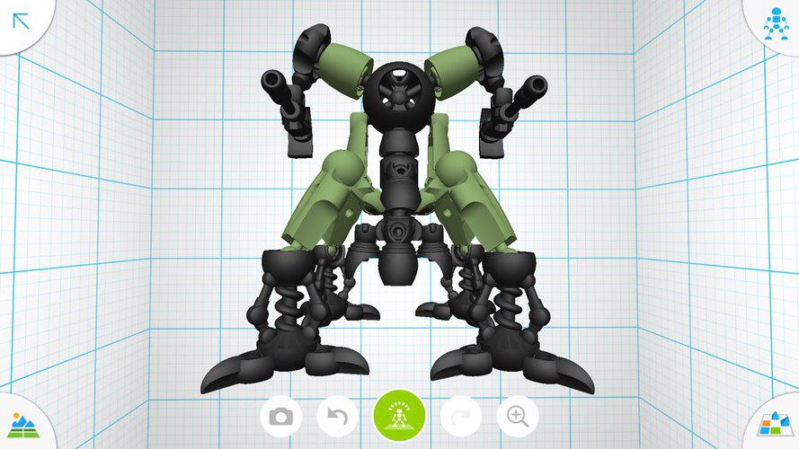 机械哨兵工匠玩玩具3D打印模型