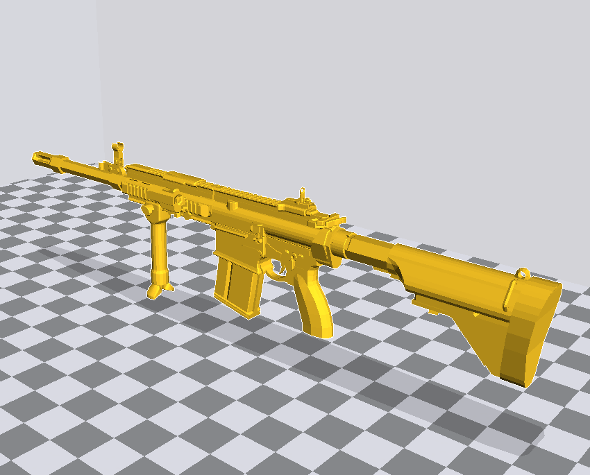 G28精确射击步枪3D打印模型