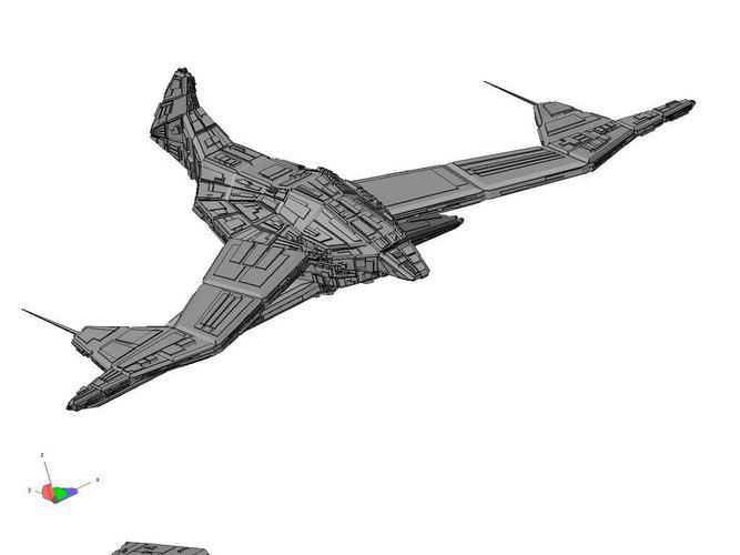 宇宙飞船五型3D打印模型