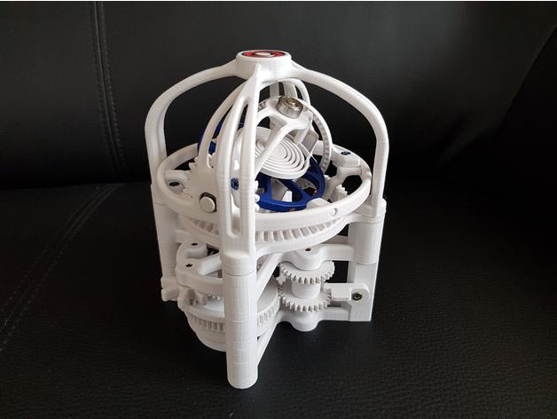 3D打印陀飞轮钟表3D打印模型