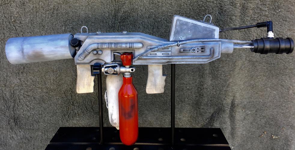 “诺史莫”号里普利的火焰喷射器3D打印模型