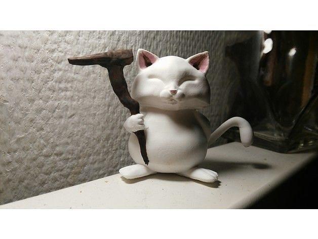 猫仙人 龙珠3D打印模型
