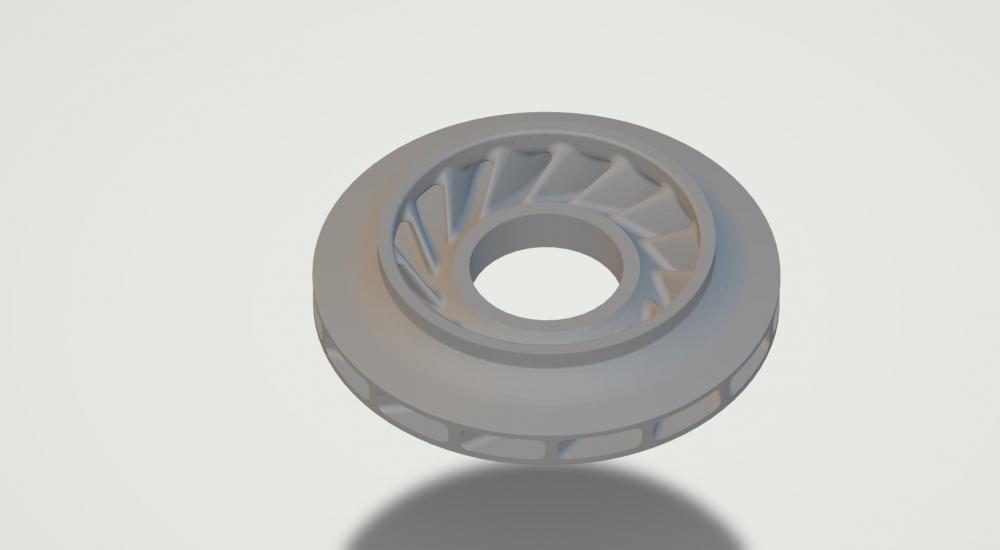 闭式叶轮3D打印模型