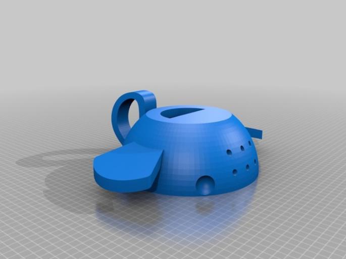 吼吼鲸喷壶3D打印模型