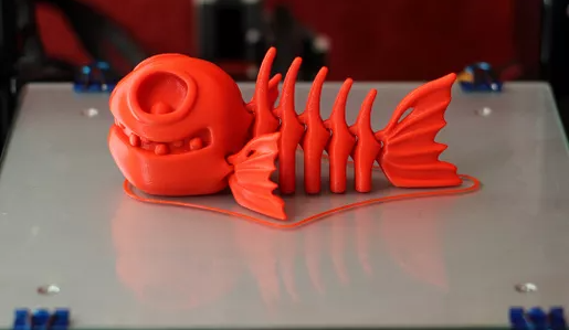 可以活动的小鱼3D打印模型