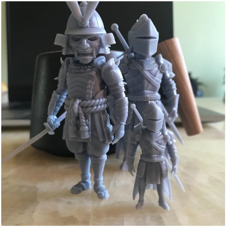 Fantacy骑士迷你2-迷你部队3D打印模型