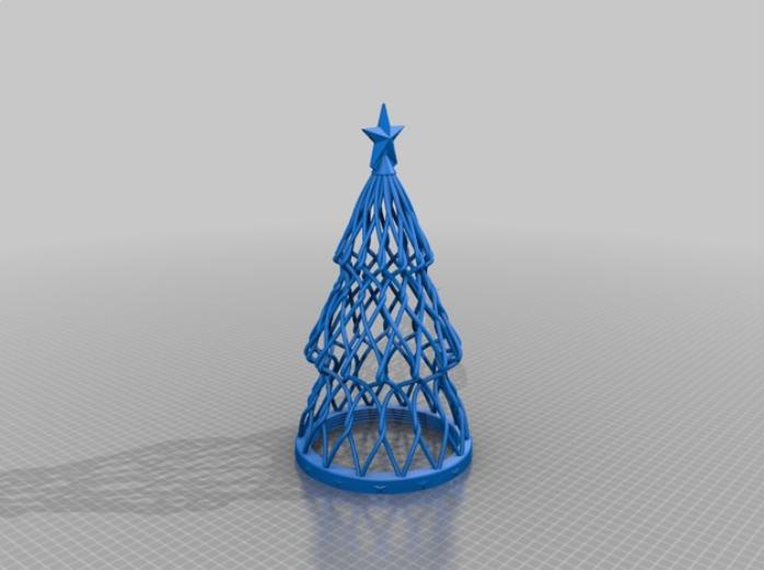 创意圣诞树13D打印模型
